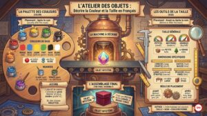 Décrire la couleur et la taille en français