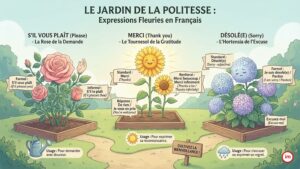 Le jardin de la politesse en français