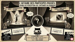 Les participes passés et les verbes de perception en français