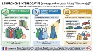 Les pronoms interrogatifs en français