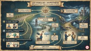 L’hypothèse en français