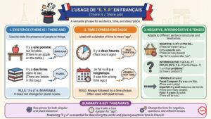 L’utilisation de IL Y A en français