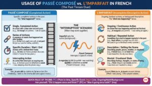 L’utilisation du Passé Composé et de l’Imparfait en français